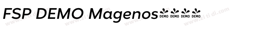 FSP DEMO Magenos字体转换 FSP DEMO Magenos字体转换